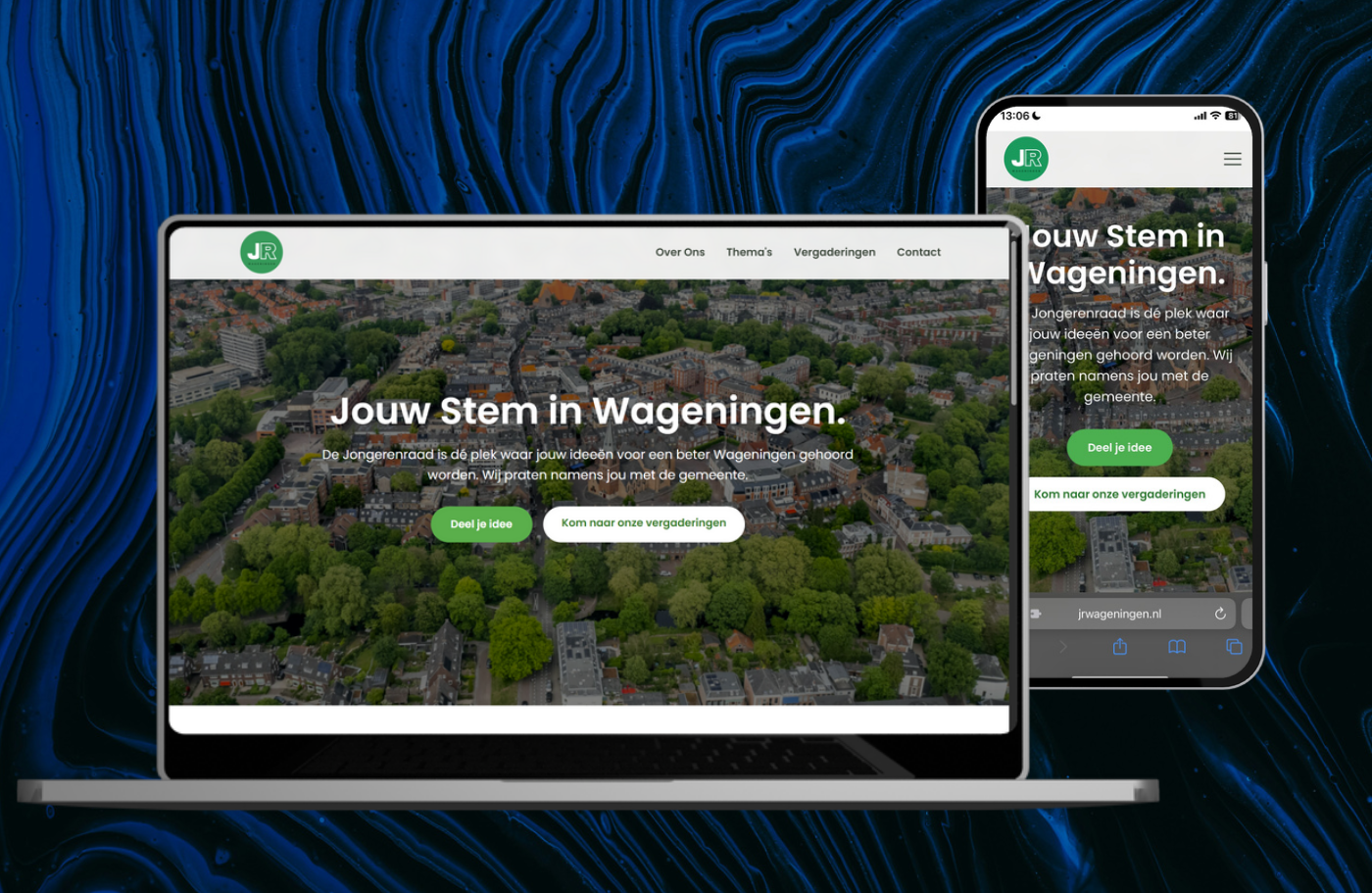 Website Jongerenraad Wageningen