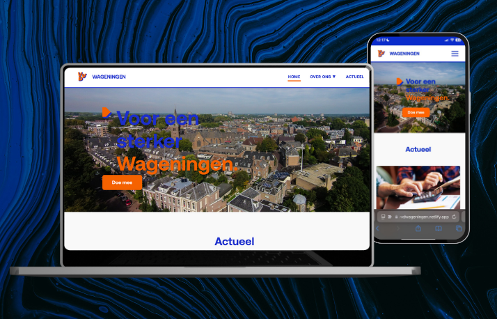 Website VVD Wageningen
