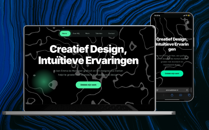 Persoonlijke website Emma de Heer